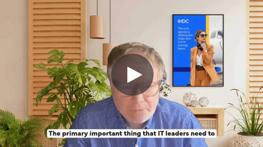 Screen capture of Analyst Rountable Video - Stephen Minton